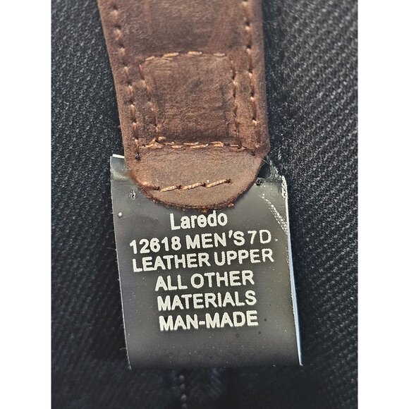 NWOB Laredo Men's Western Boots Gadsden Camo Harness Sq Toe Mossy Oak Sz 7 2472 - Picture 8 of 15